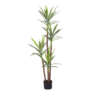 SOGA 180cm Artificial Natural Green Dracaena Yucca Tree Fake Tropical Indoor Plant Home Office Decor