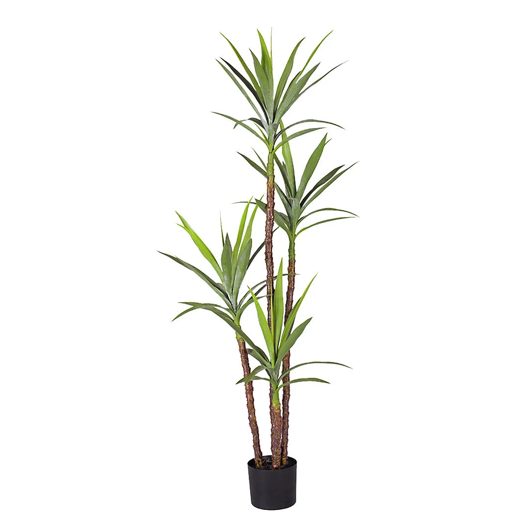 SOGA 180cm Artificial Natural Green Dracaena Yucca Tree Fake Tropical Indoor Plant Home Office Decor