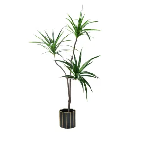 SOGA 180cm Green Artificial Indoor Brazlian Iron Tree Fake Plant Decorative 3 Heads