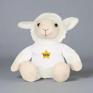 Star Sheep Soft and Cuddly Stuffed Animal with removable Tee