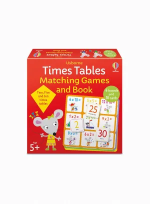 Times Tables Matching Games and Book