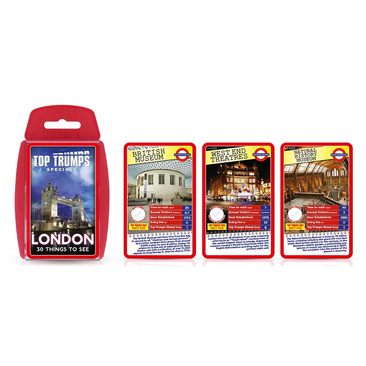 Top Trumps Specials London 30 Things To See Card Game