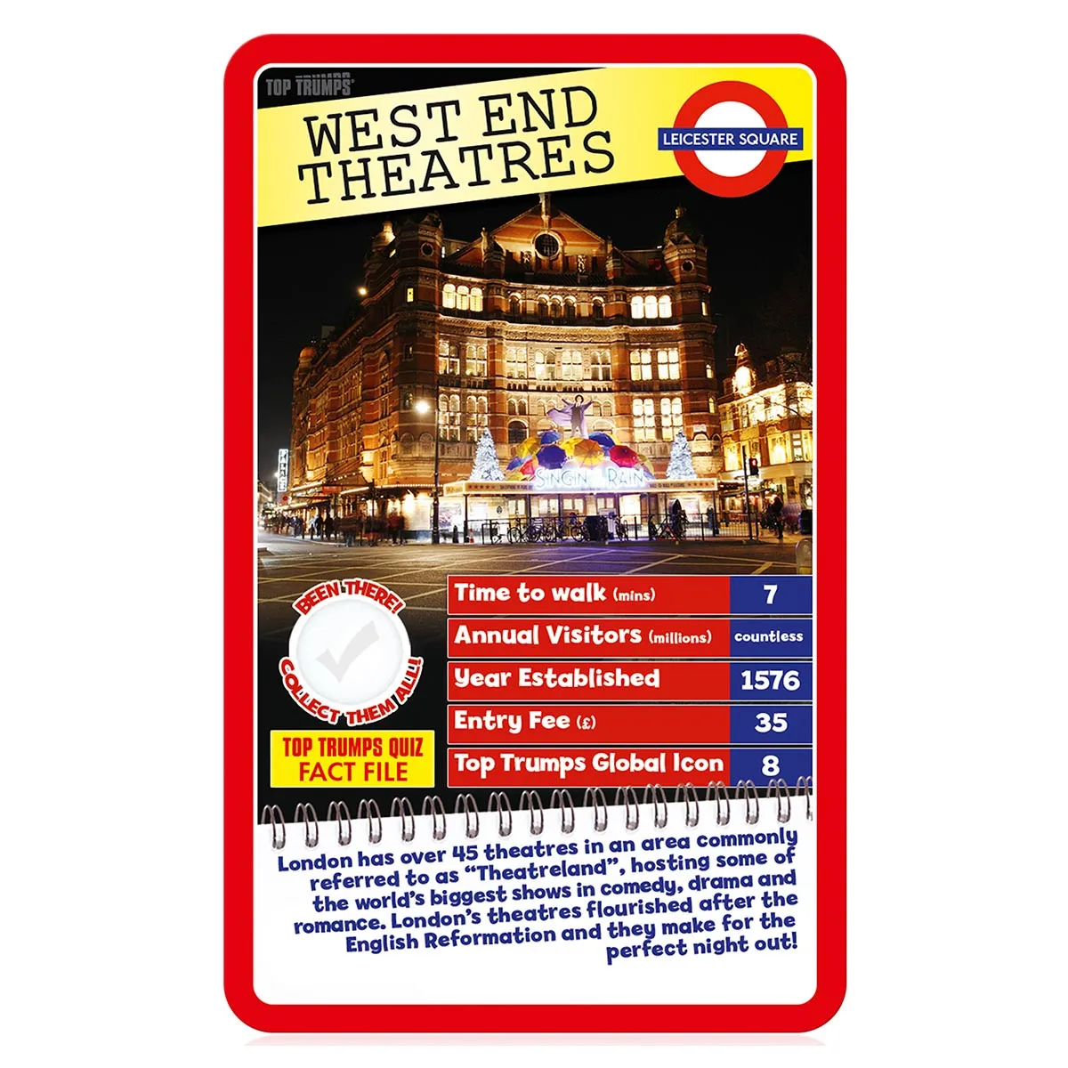 Top Trumps Specials London 30 Things To See Card Game