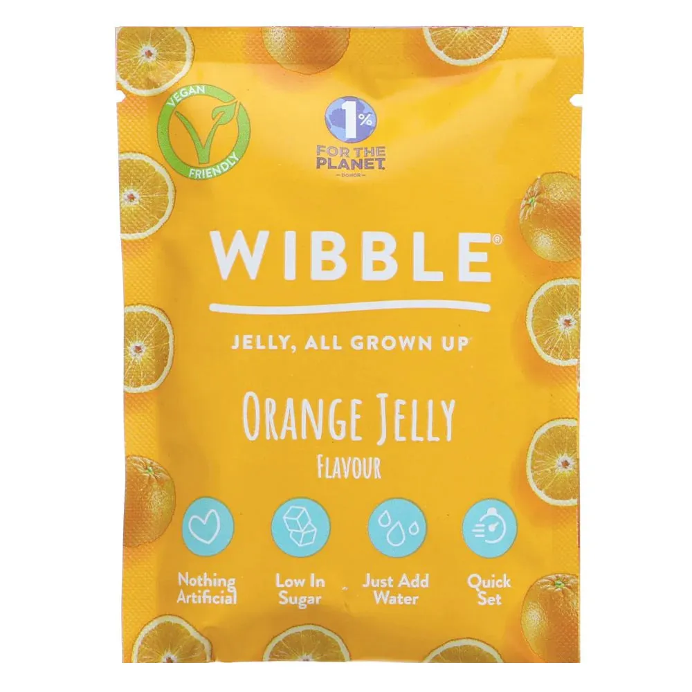 Wibble Orange Jelly Crystals