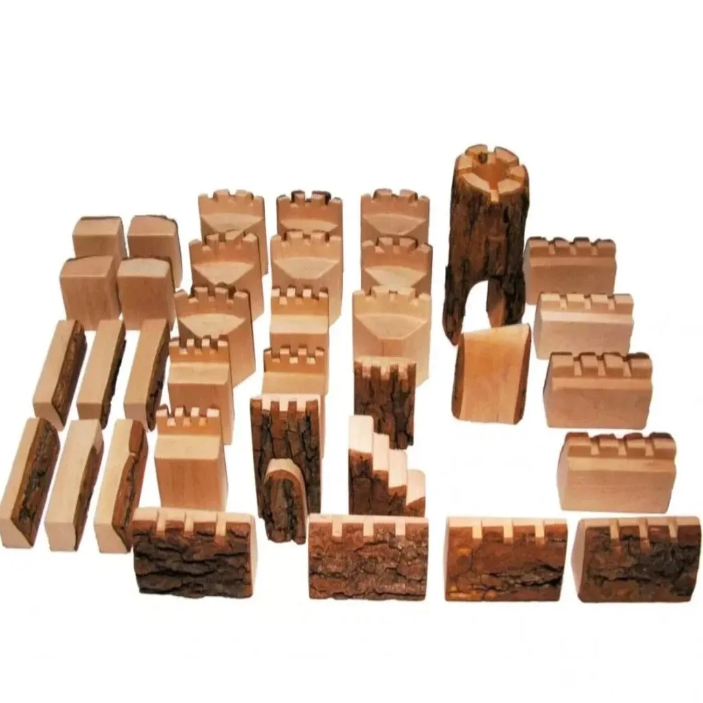 Wooden magic Camelot blocks