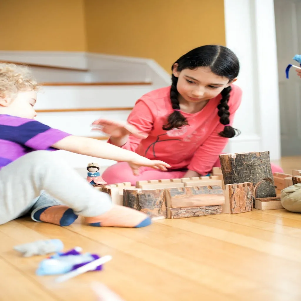 Wooden magic Camelot blocks