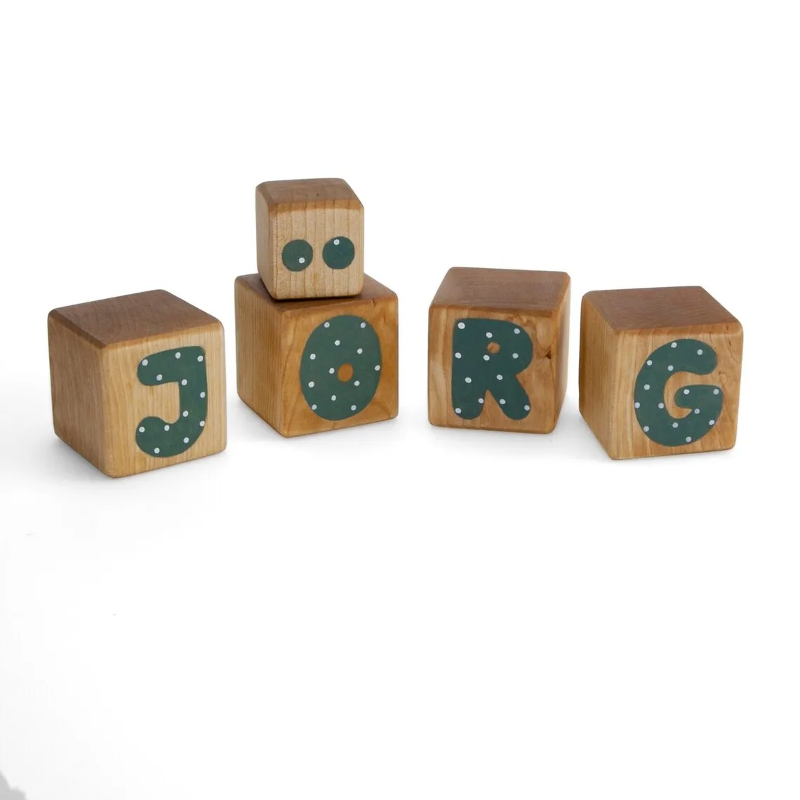 Wooden Name Letter Blocks Kids Toy