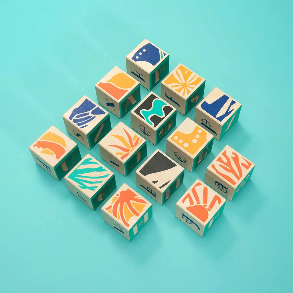 Wooden Ocean Blocks