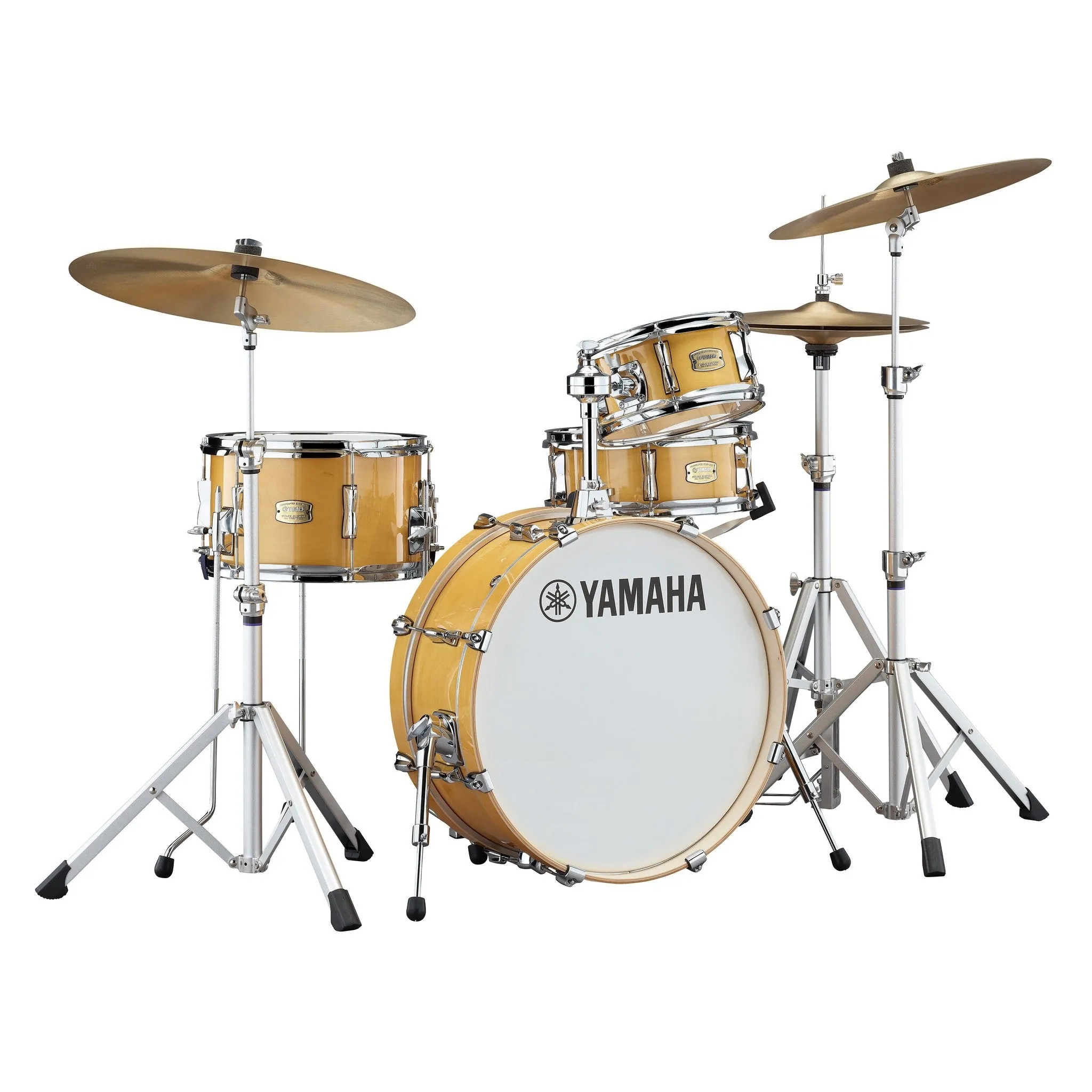 Yamaha Stage Custom Hip Drum Set Natural Wood