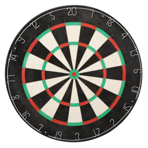 ZENY™ Numbered Dartboard Set with 6 Steel Tip Darts, Professional Soft Sisal Plate, Indoor outdoor bar and club use for competition and practice